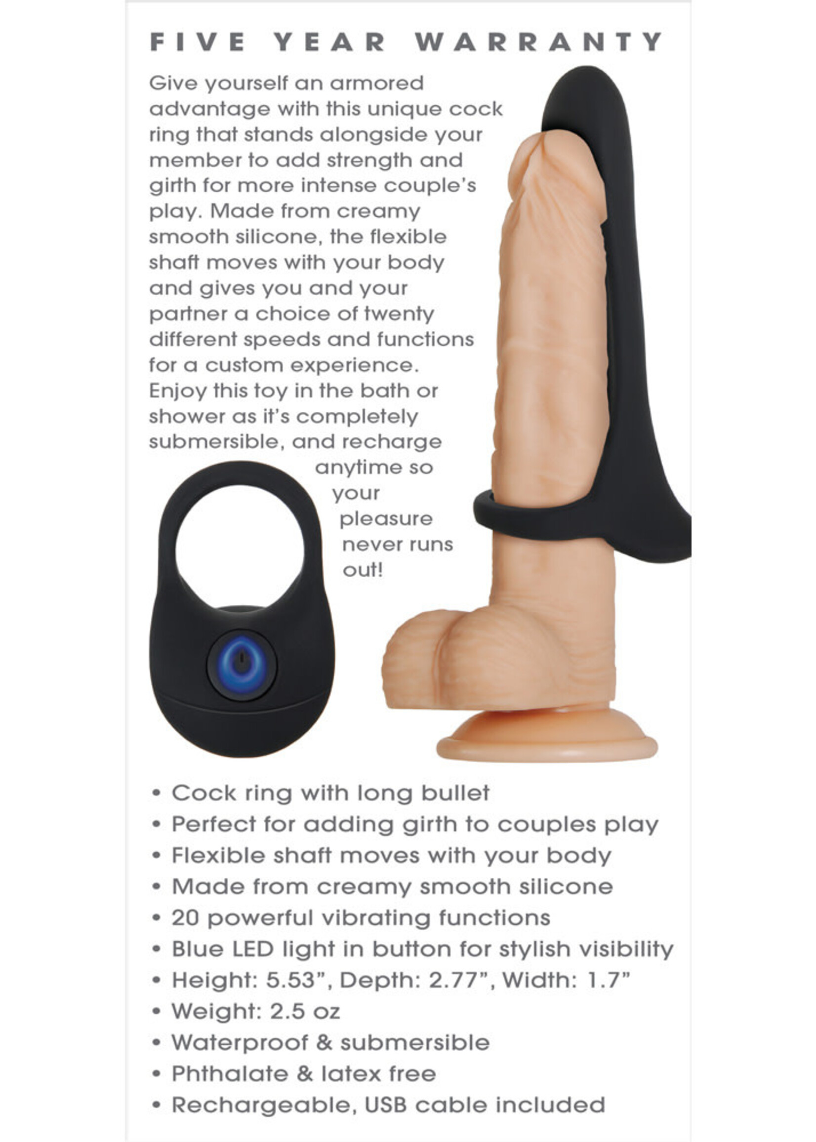 Zero Tolerance Zero Tolerance Cock Armor - Black