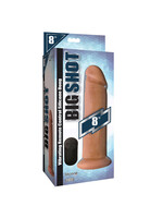Curve Toys Big Shot 8" No Balls Silicone Vibrating