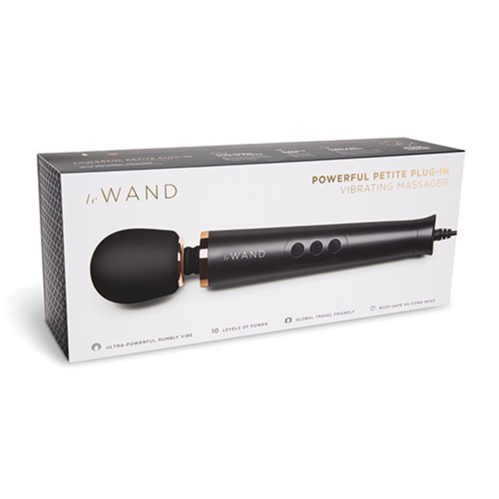 Le Wand Le Wand Powerful Petite Plug-In Massager - Black