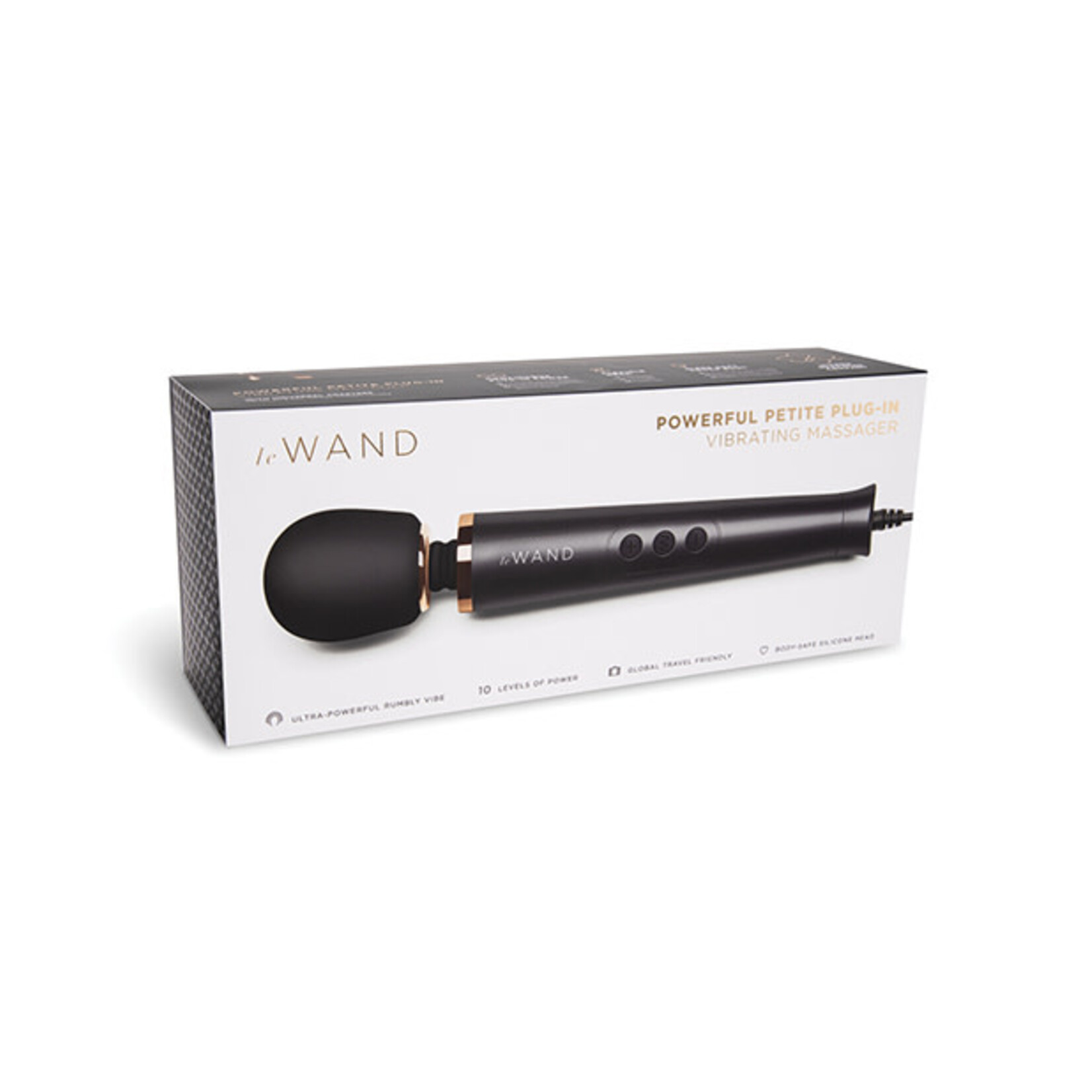 Le Wand Le Wand Powerful Petite Plug-In Massager - Black