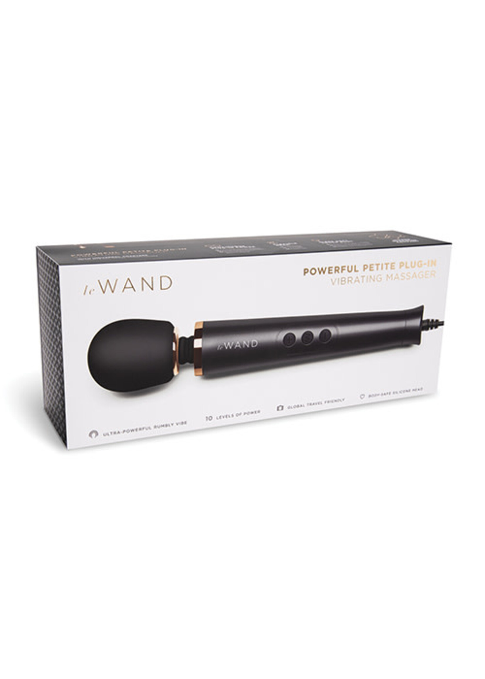 Le Wand Le Wand Powerful Petite Plug-In Massager - Black