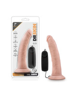 Blush Novelties Dr. Skin - Dr. Dave - 7 Inch Vibrating Cock With Suction Cup