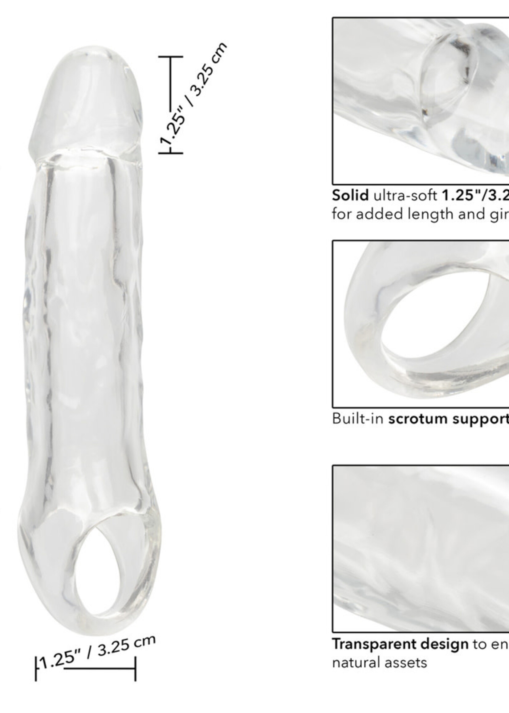 Calexotics Performance Maxx Clear Extension 5.5"