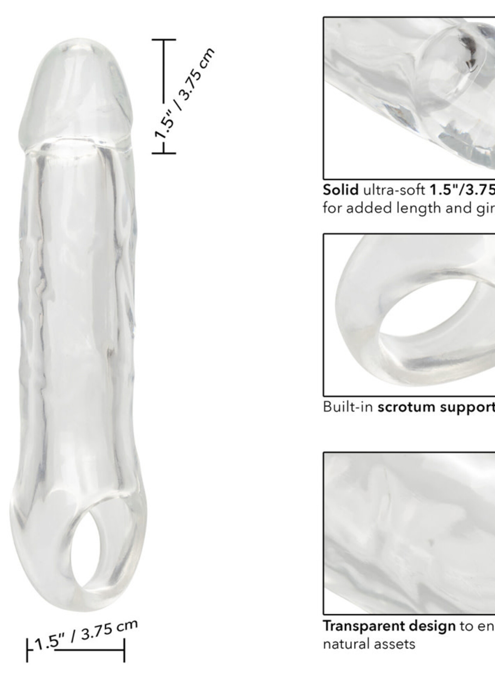 Calexotics Performance Maxx Clear Extension 6.5"