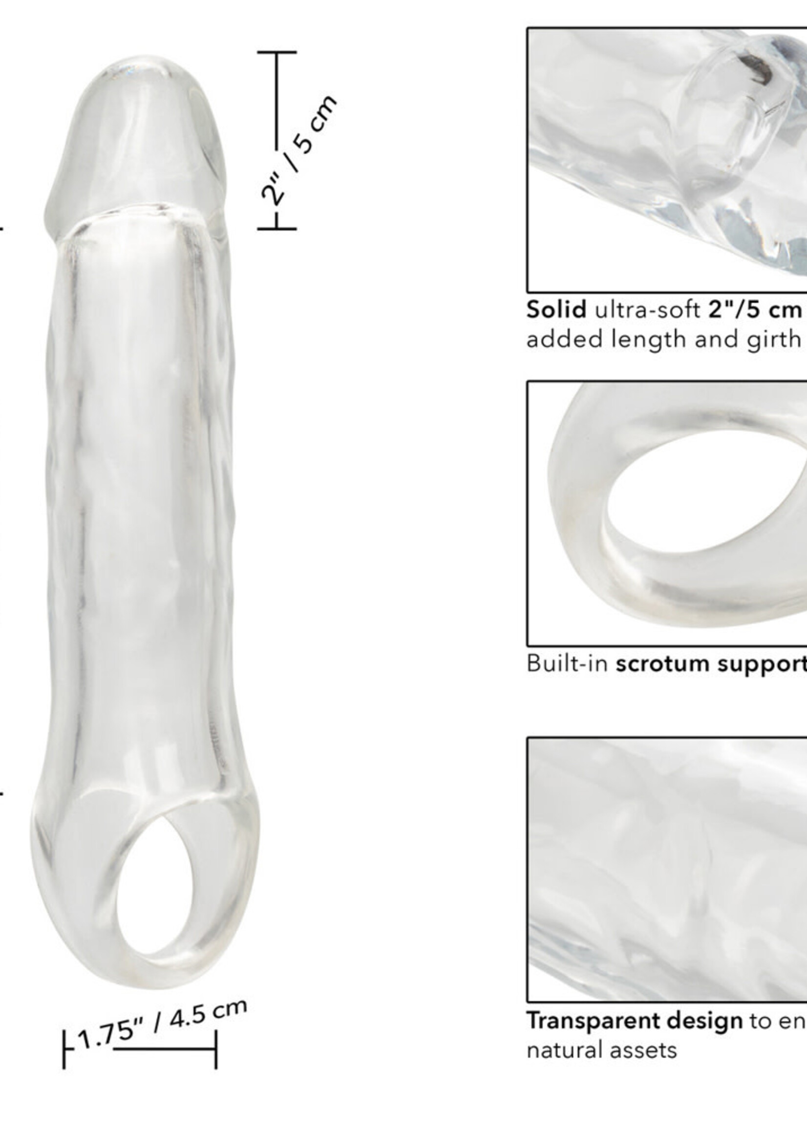 Calexotics Performance Maxx Clear Extension 7.5"