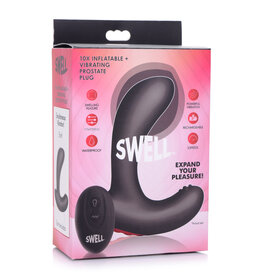 XR Brands Swell Swell 10X Inflatable Vibrating Silicone Prostate Plug