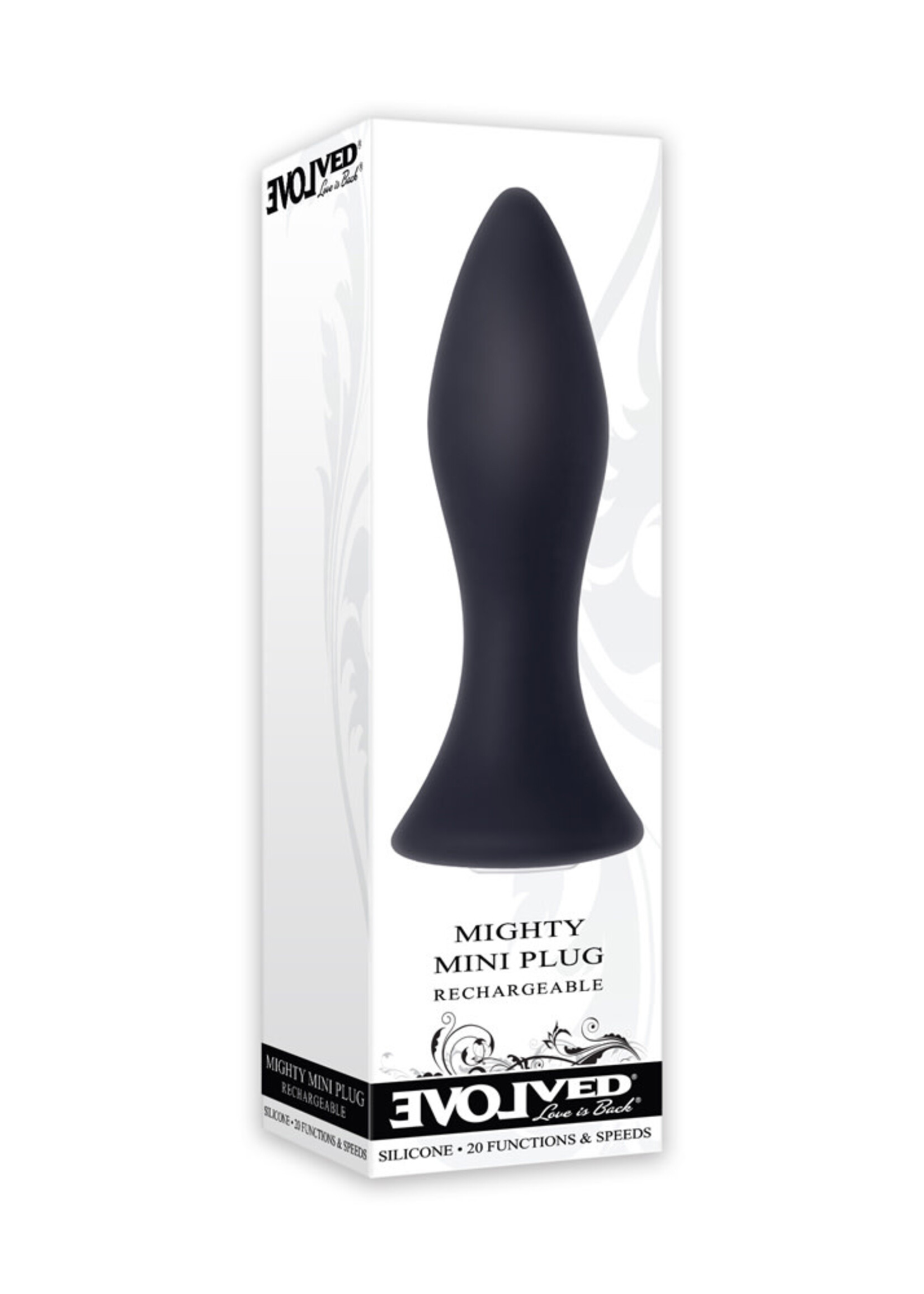 Evolved Novelties Mini Butt Plug - Black