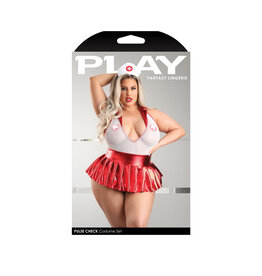 Fantasy Lingerie Curvy Pulse Check Nurse Costume Set