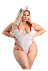 Fantasy Lingerie Curvy Pulse Check Nurse Costume Set