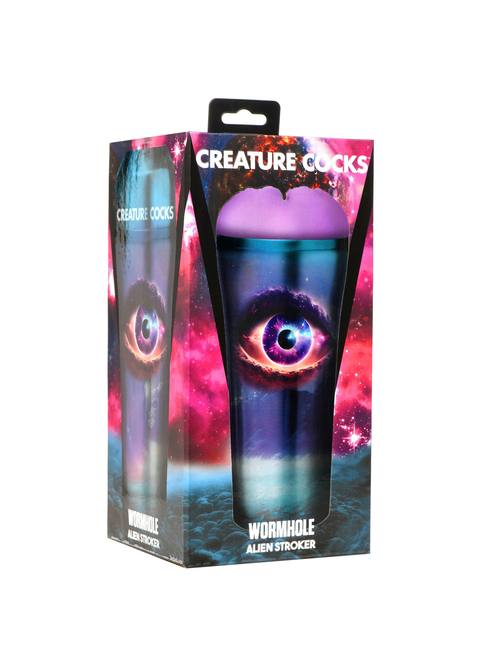 XR Brands Creature Cocks Wormhole Alien Stroker - Purple