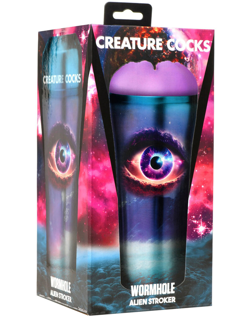 XR Brands Creature Cocks Wormhole Alien Stroker - Purple