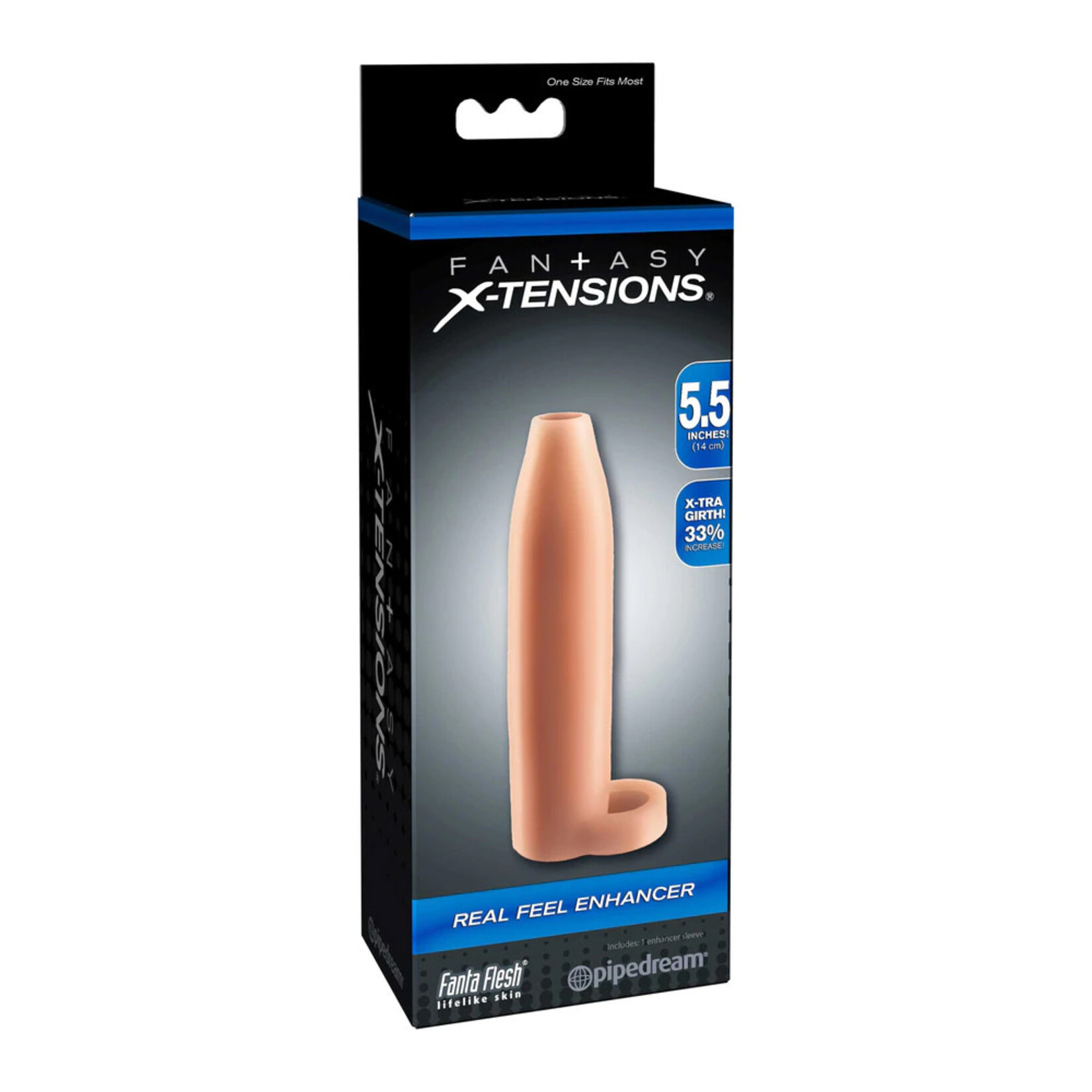 Pipedream Fantasy X-Tensions Real Feel Enhancer - Flesh