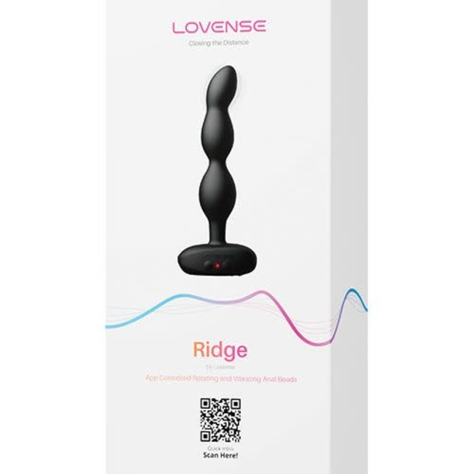 LOVENSE Lovense Ridge Bumpy Anal Plug - Black
