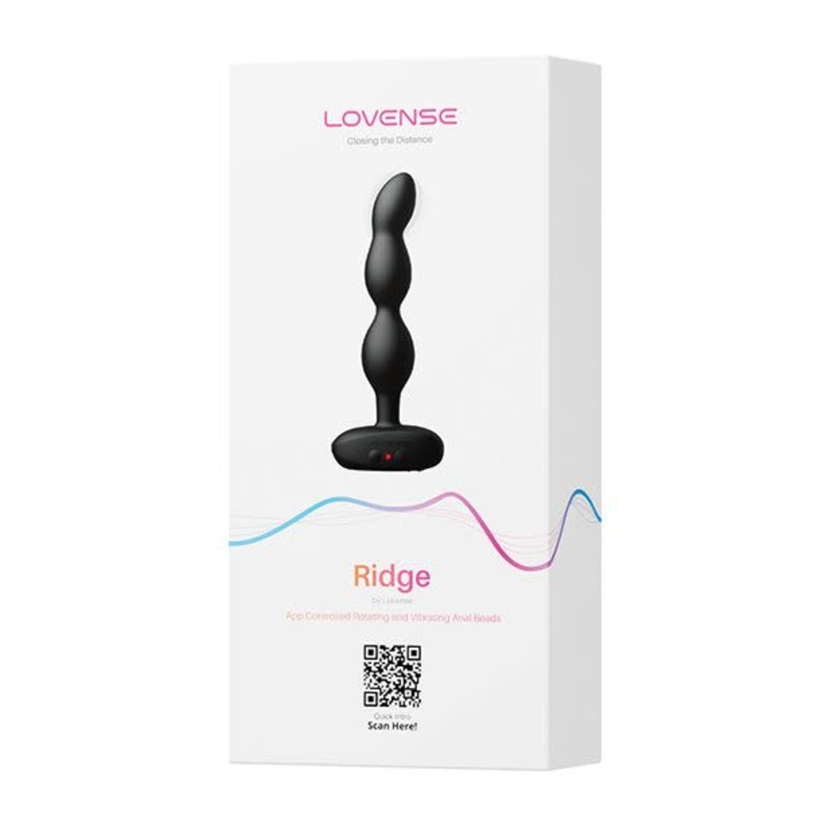 LOVENSE Lovense Ridge Bumpy Anal Plug - Black