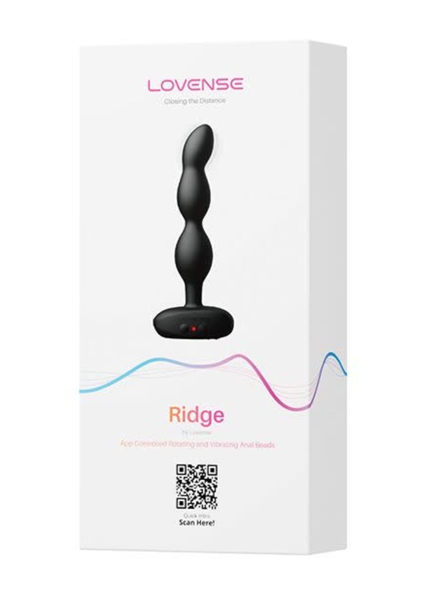 LOVENSE Lovense Ridge Bumpy Anal Plug - Black
