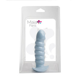 Maia Toys Maia Paris 6" Silicone Ribbed Dong Blue