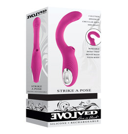 Evolved Strike a Pose Dual Stimulation - Magenta