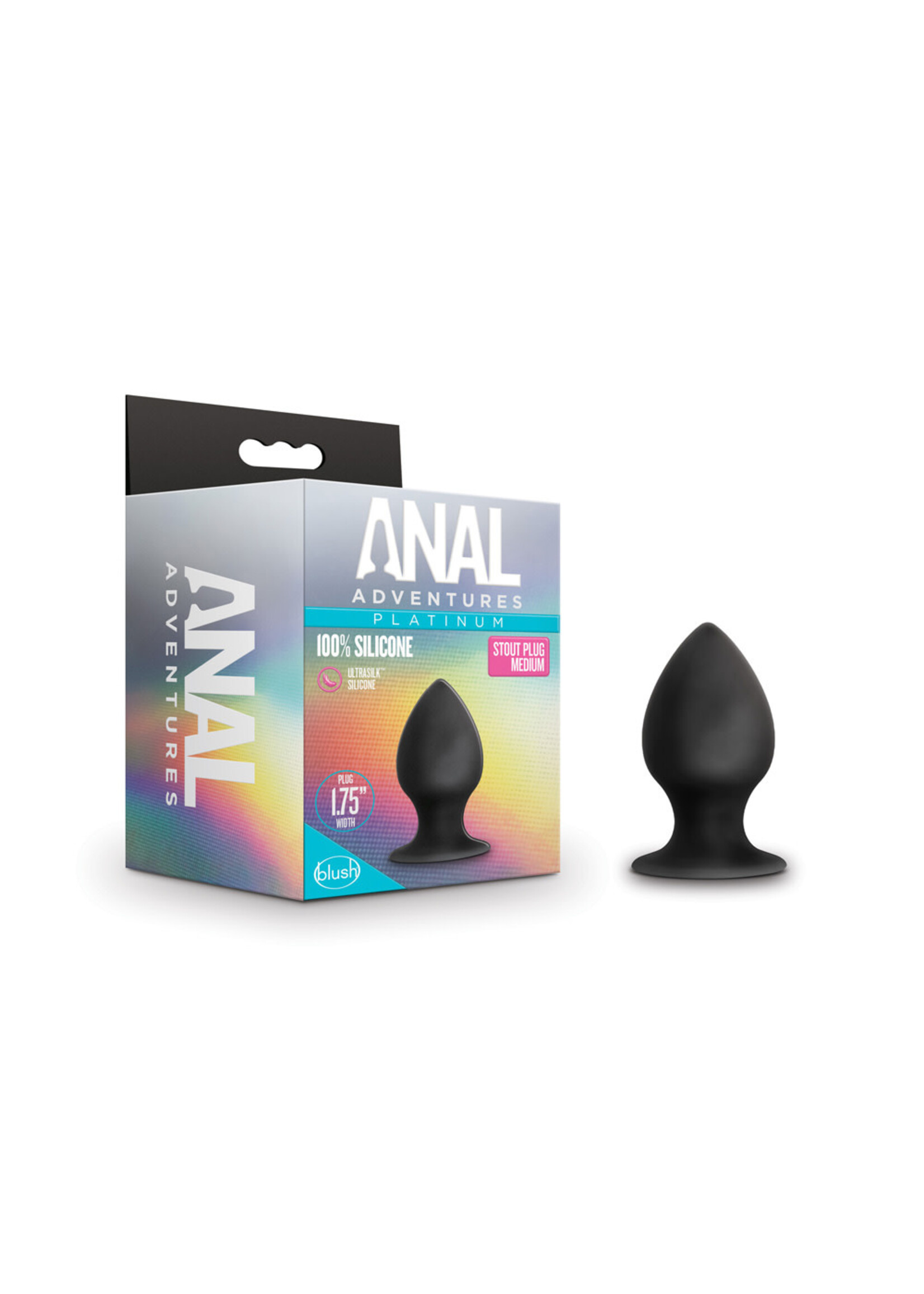 Blush Novelties Anal Adventures Platinum Silicone Anal Stout Plug