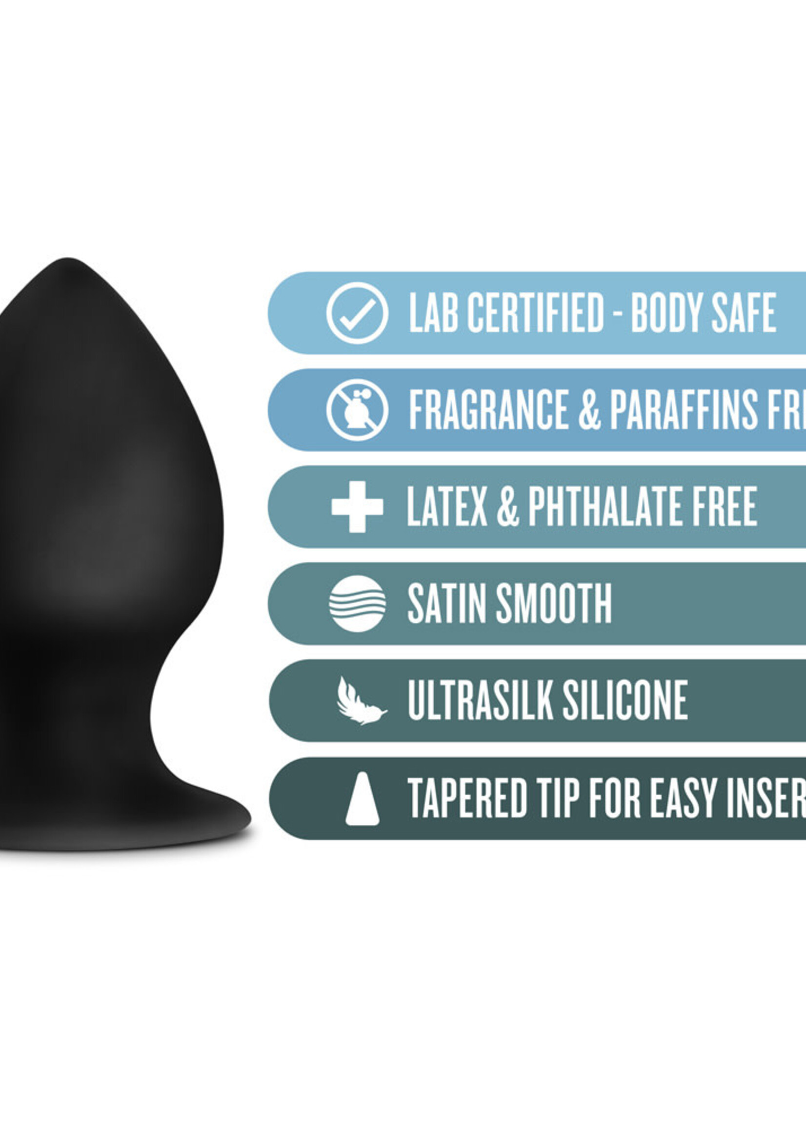 Blush Novelties Anal Adventures Platinum Silicone Anal Stout Plug