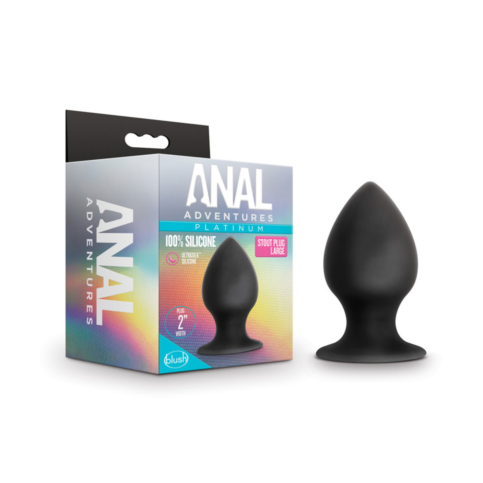Blush Novelties Anal Adventures Platinum Silicone Anal Stout Plug