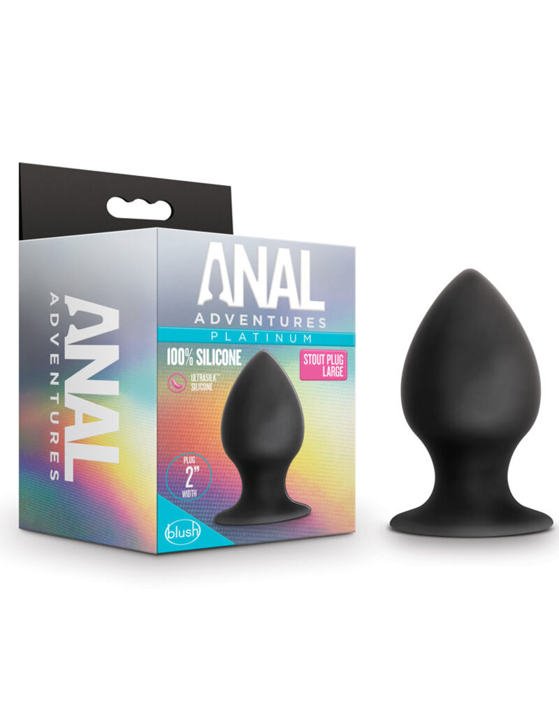 Blush Novelties Anal Adventures Platinum Silicone Anal Stout Plug