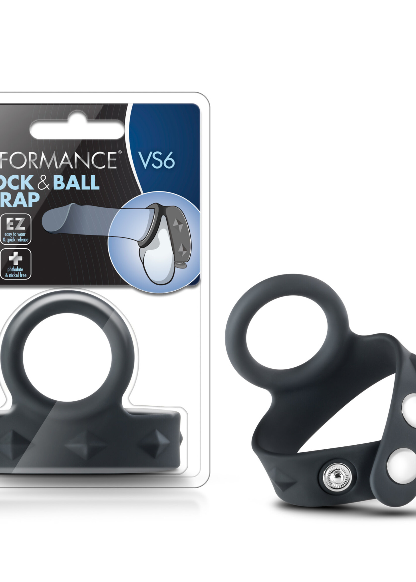Blush Novelties Performance VS6 Silicone Cock & Ball Strap