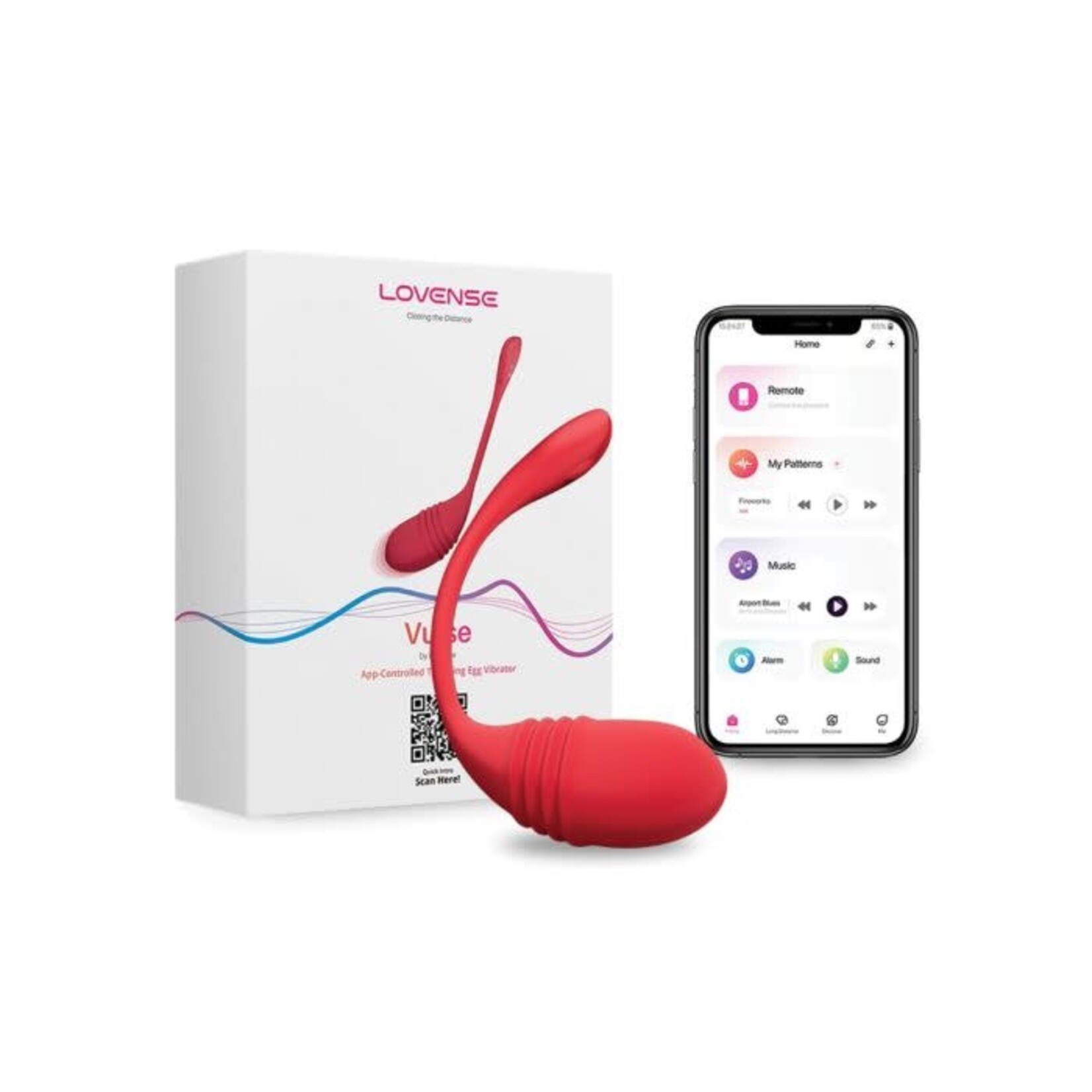 LOVENSE Lovense Vulse Thrusting Egg - Red