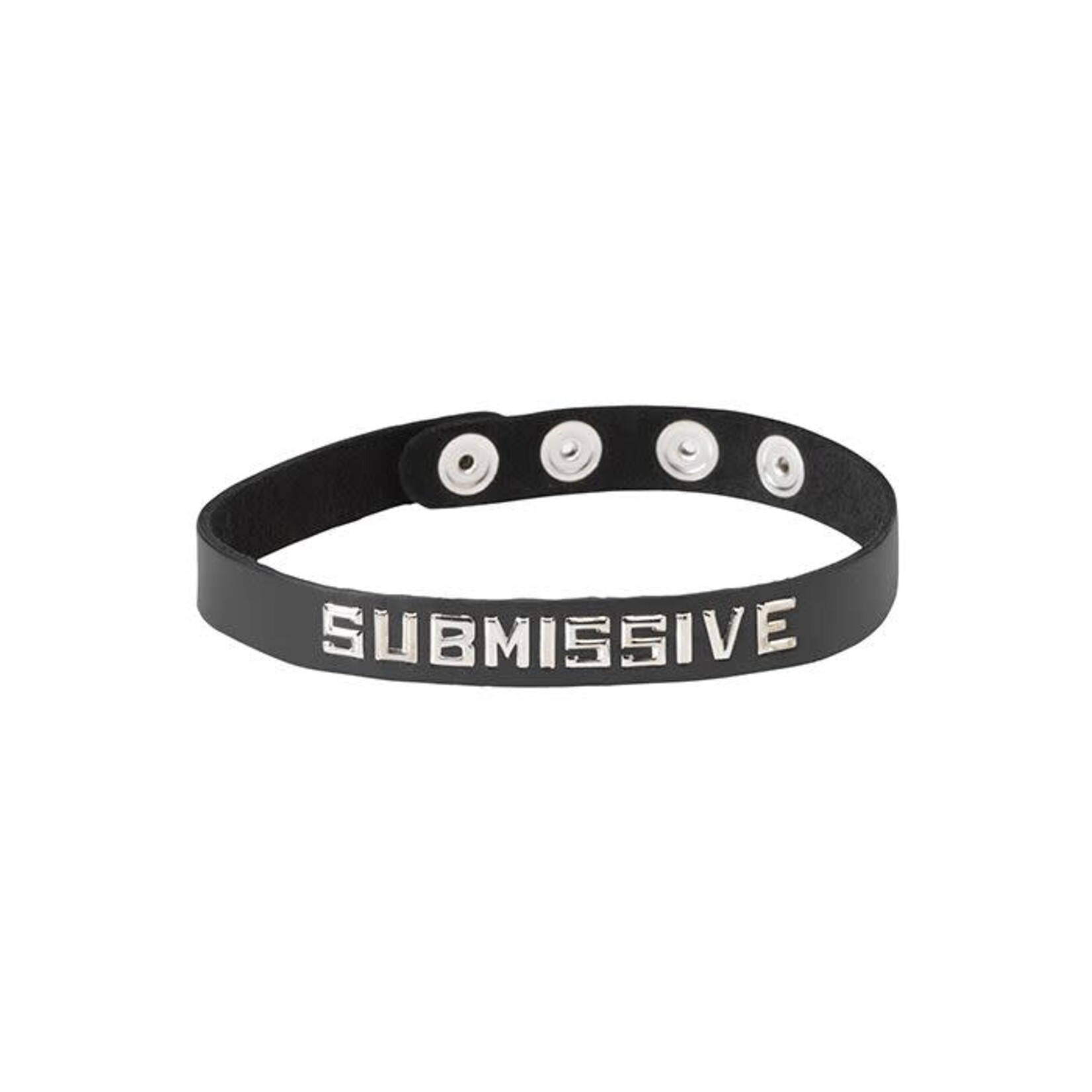 Spartacus Spartacus Leather ID Collar - O/S