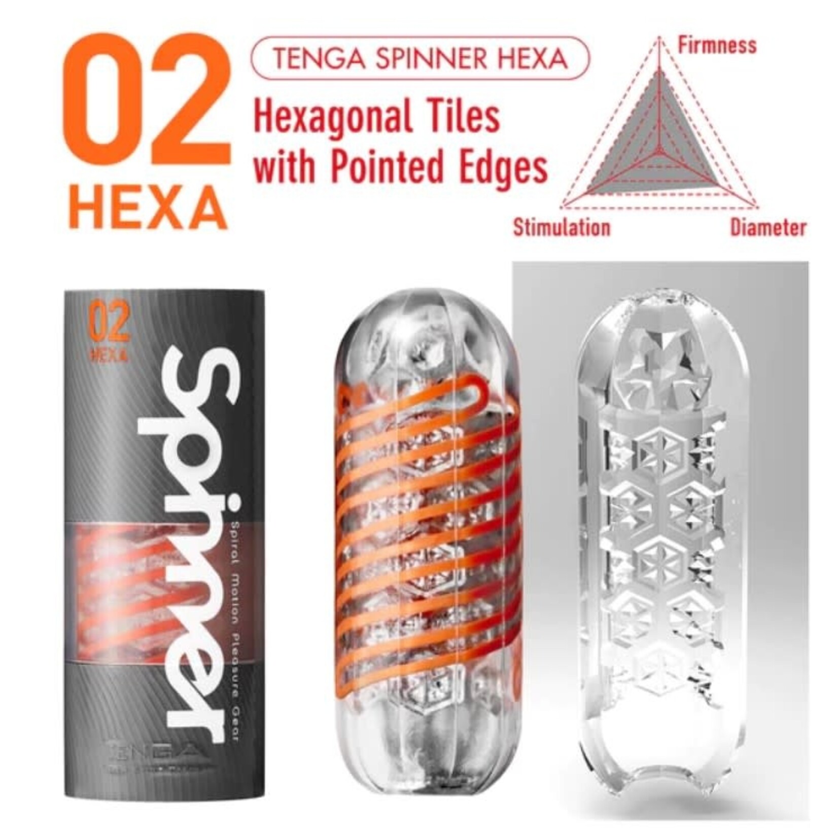 Tenga Tenga Spinner- 02 Hexa Stroker