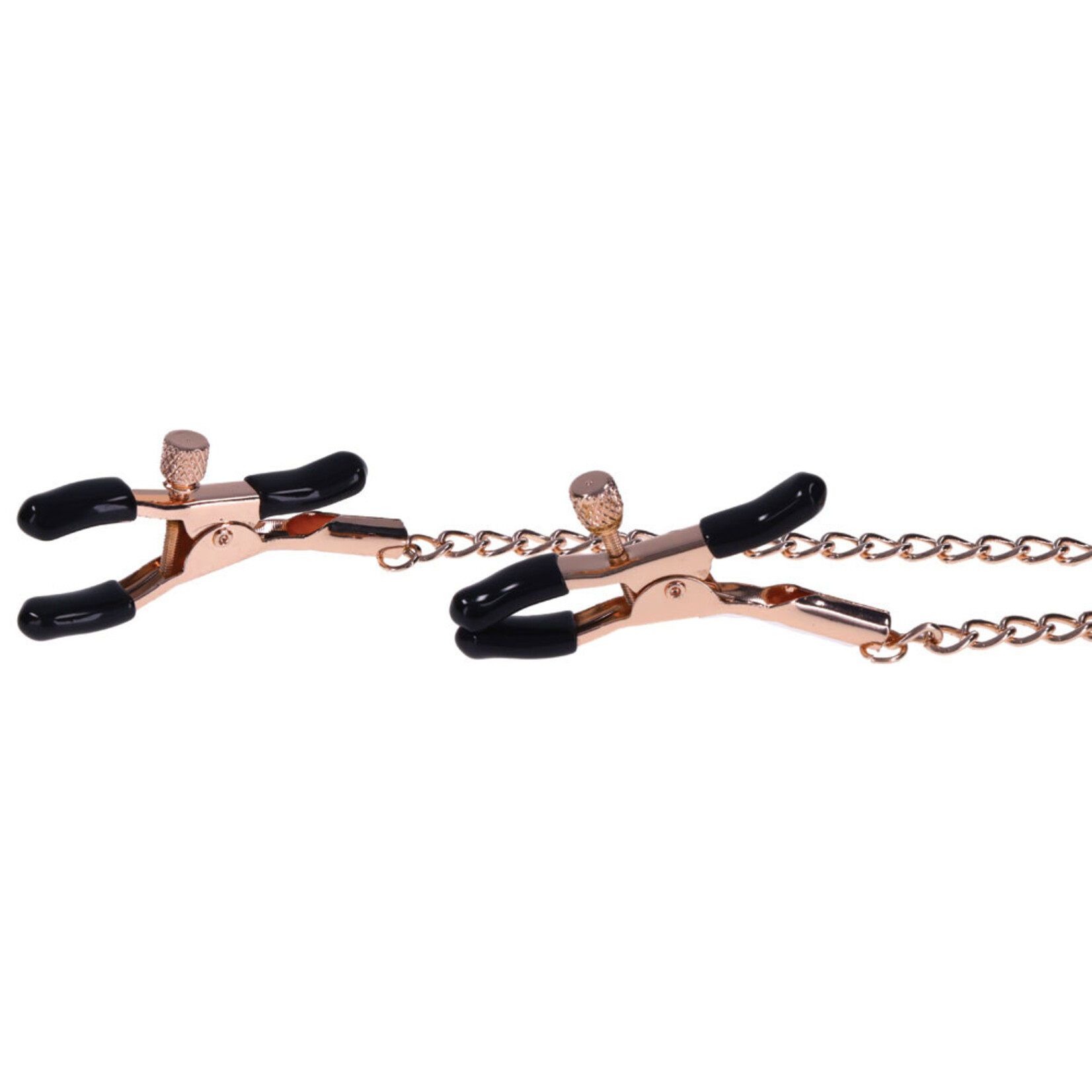 Sportsheets Brat Charmed Nipple Clamps - Rose Gold
