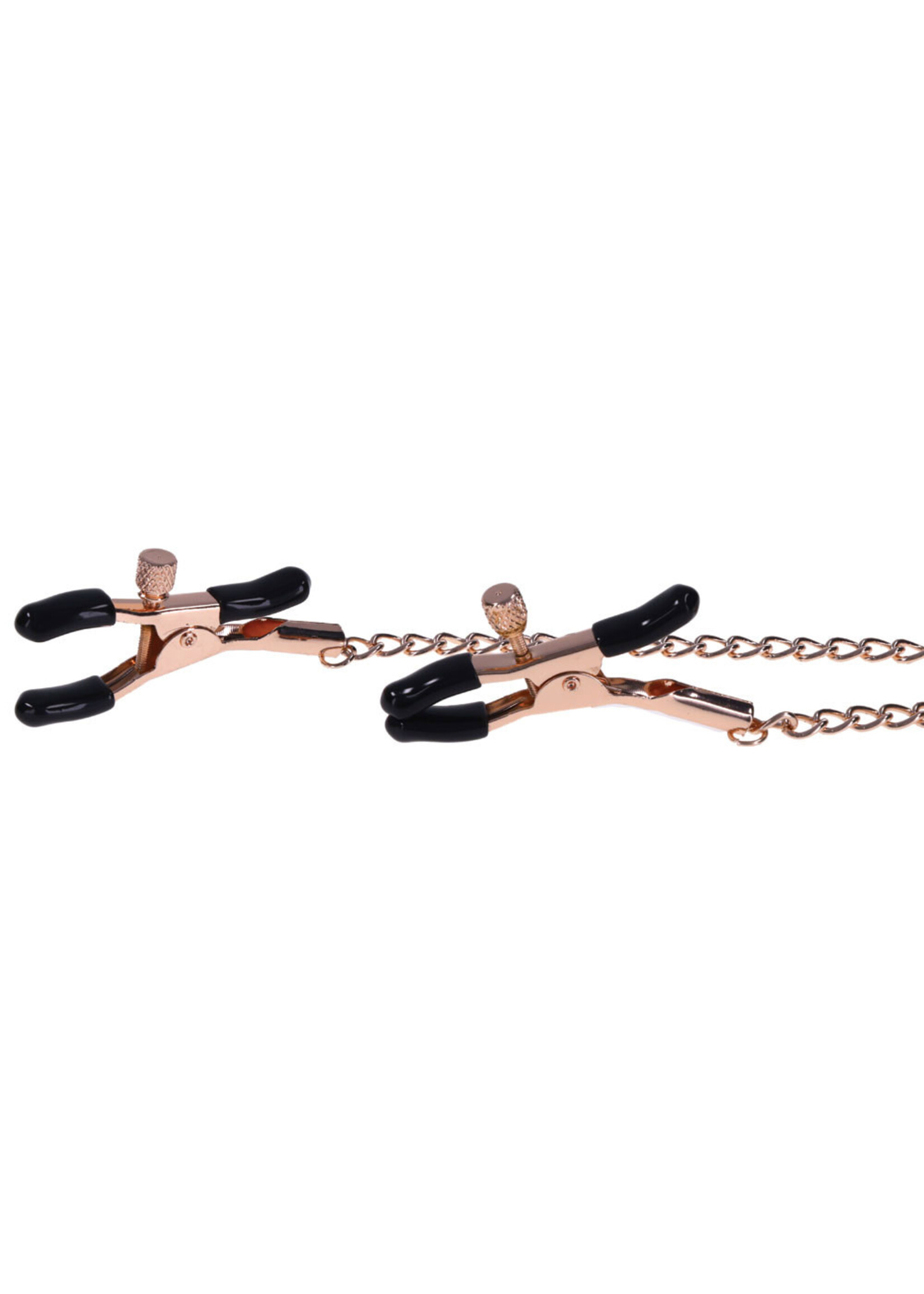 Sportsheets Brat Charmed Nipple Clamps - Rose Gold