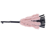 Sportsheets Brat Faux Fur Flogger - Pink/black