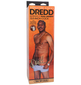 Doc Johnson Signature Cocks Dredd 13.5" Ultraskyn Cock With Removable Vac-U-Lock Suction Cup Chocolate