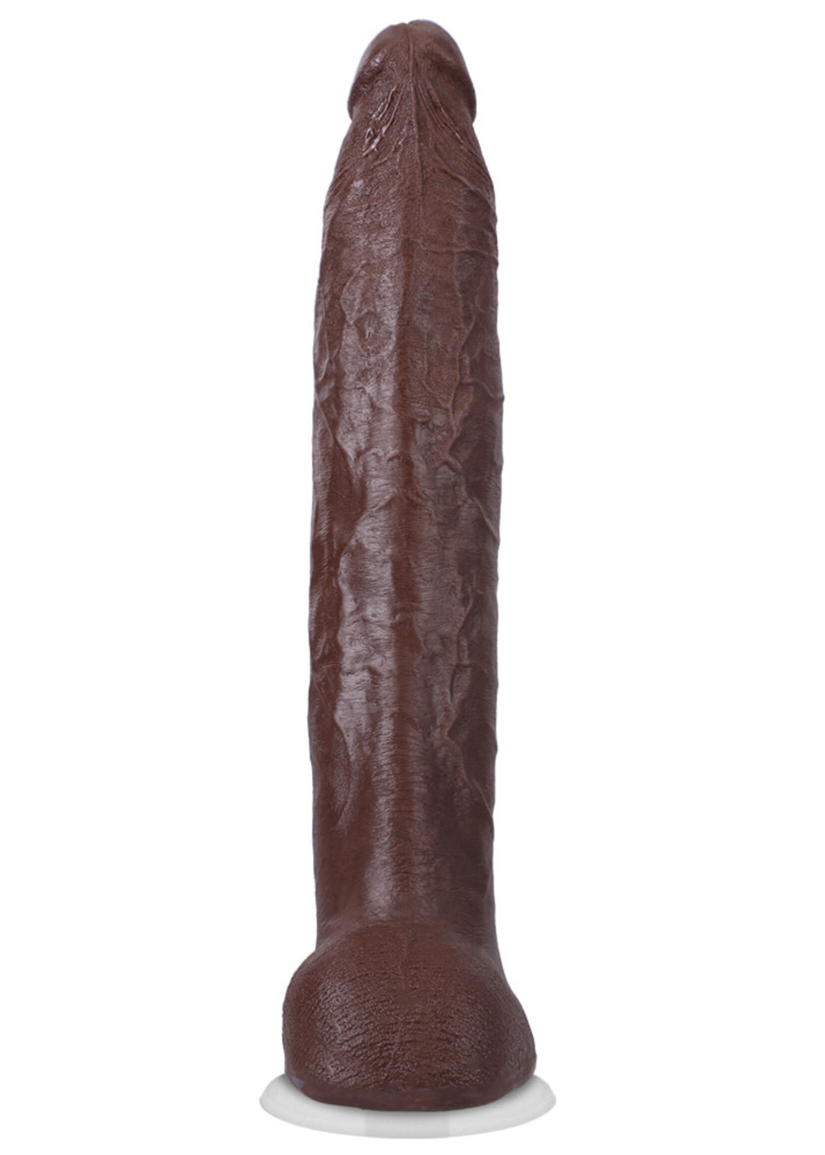 Doc Johnson Signature Cocks Damion Dayski 12" Ultraskyn Cock With Removable Vac-U-Lock Suction Cup Chocolate