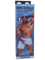 Doc Johnson Signature Cocks Brickzilla 13" Ultraskyn Cock With Removable Vac-U-Lock Suction Cup Chocolate