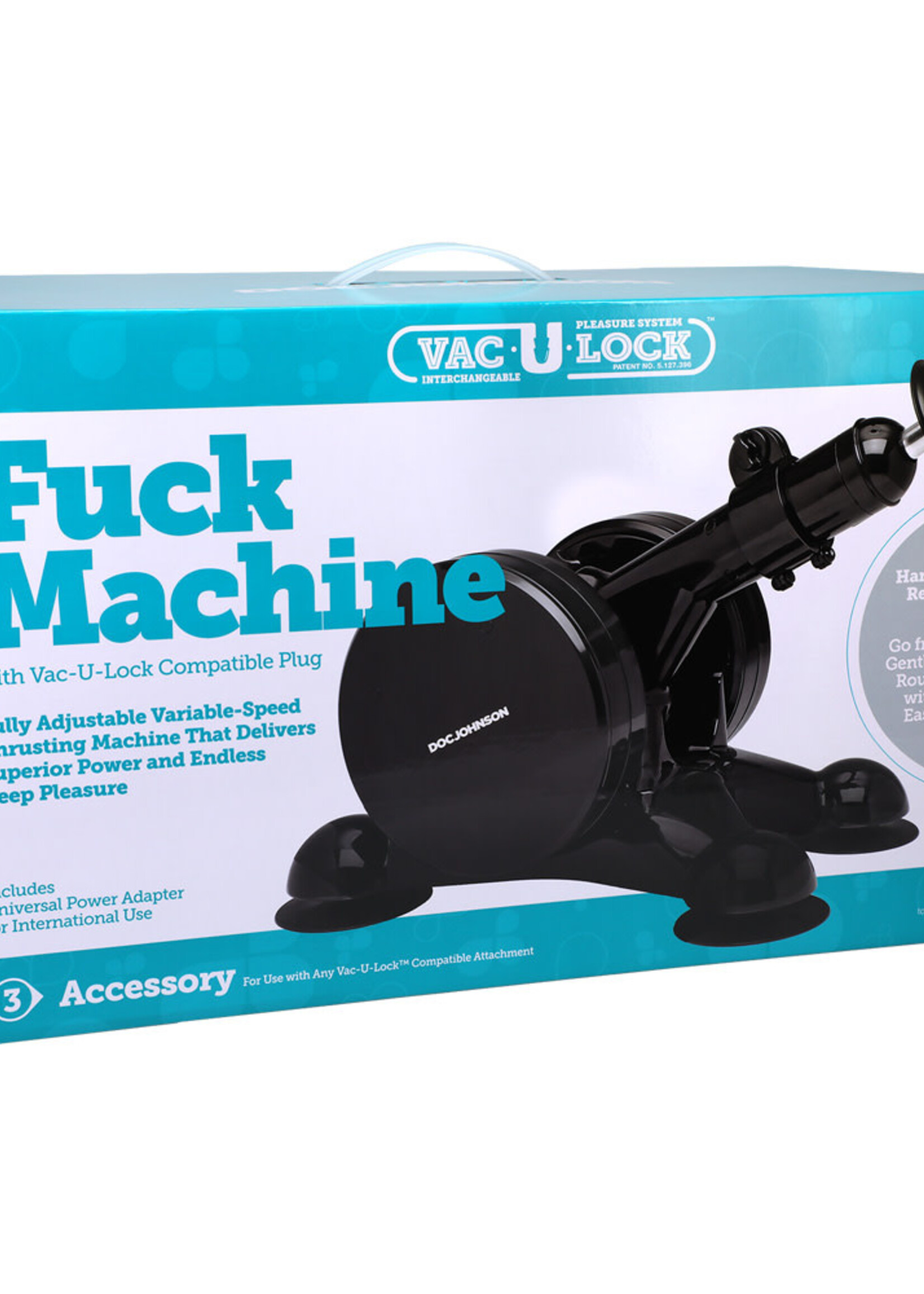 Doc Johnson Vac-U-Lock Fuck Machine Black