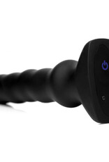 XR Brands Thunder Plugs Thunder Plugs Silicone Vibrating & Squirming Plug With Remote Control