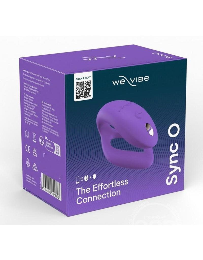 We-Vibe We-Vibe Sync O Rechargeable Silicone Couples Vibrator with Remote Control