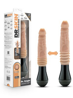 Blush Novelties Dr. Skin Silicone - Dr. Knight - Thrusting Gyrating Vibrating Dildo - Beige