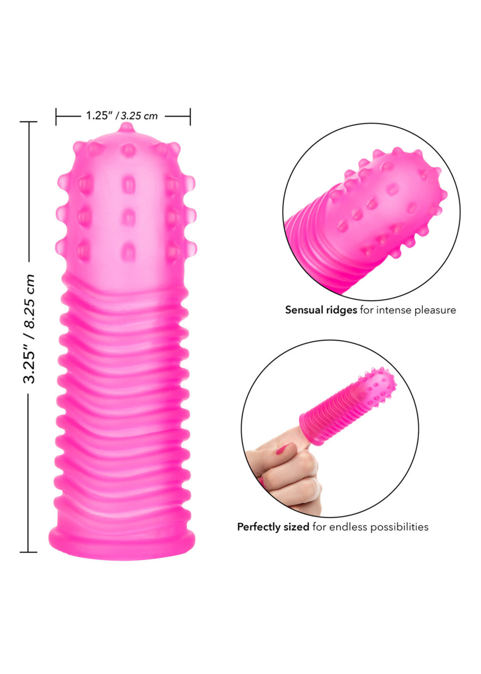 California Exotic Novelties Intimate Play Finger Tingler - Pink