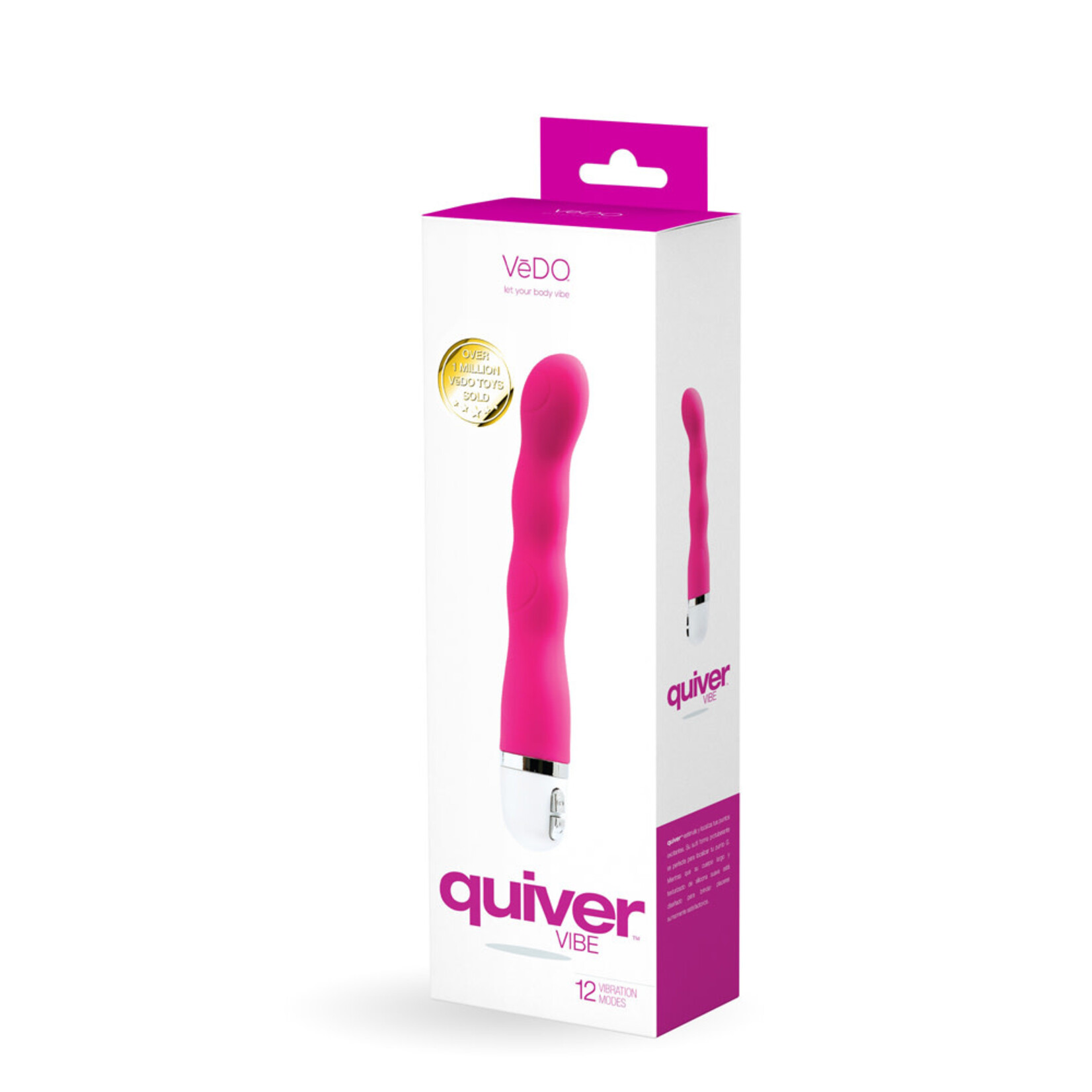 VeDO Quiver Vibrator - Hot in Bed Pink