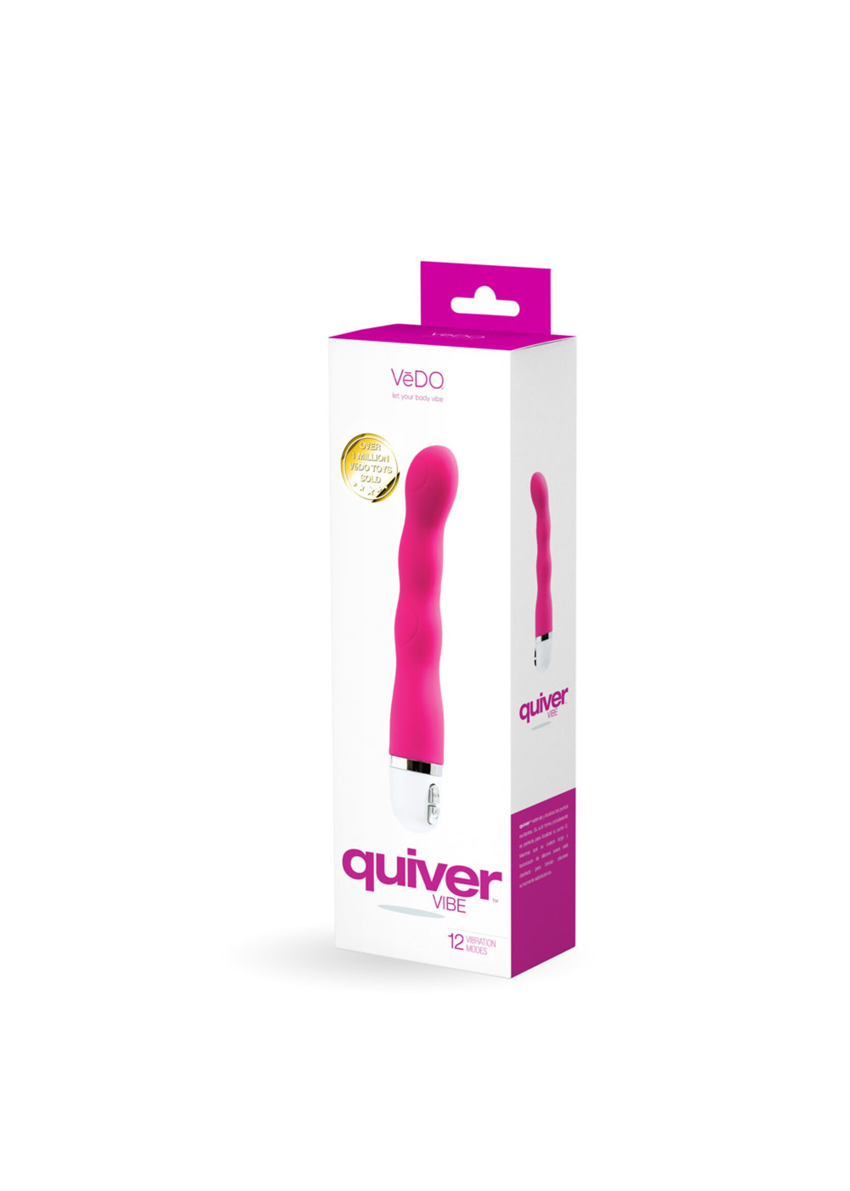 VeDO Quiver Vibrator - Hot in Bed Pink