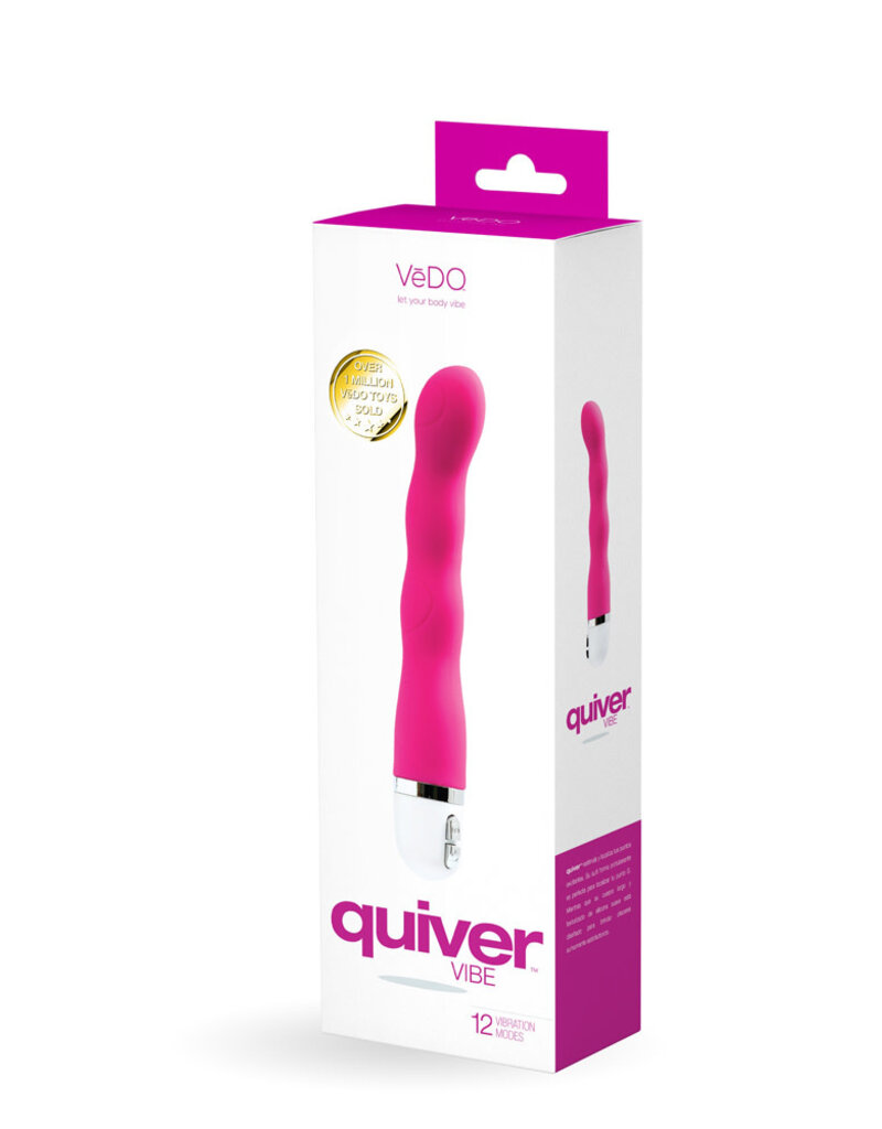 VeDO Quiver Vibrator - Hot in Bed Pink