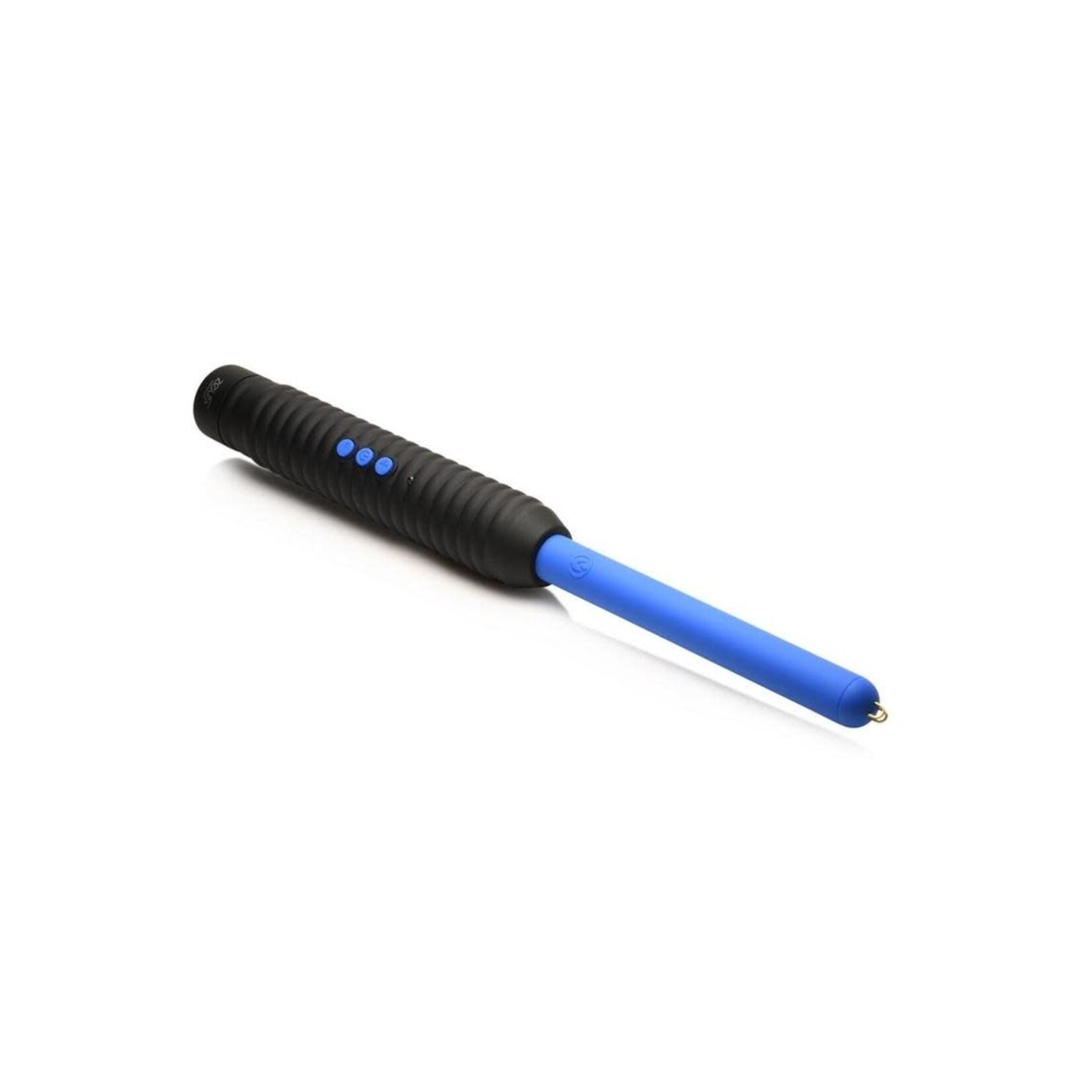 XR Brands Zeus Electrosex Zeus Electrosex Shock Rod E-Stim Zapping Wand - Blue/Black