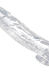 XR Brands Size Matters Realistic Clear Penis Enhancer and Ball Stretcher
