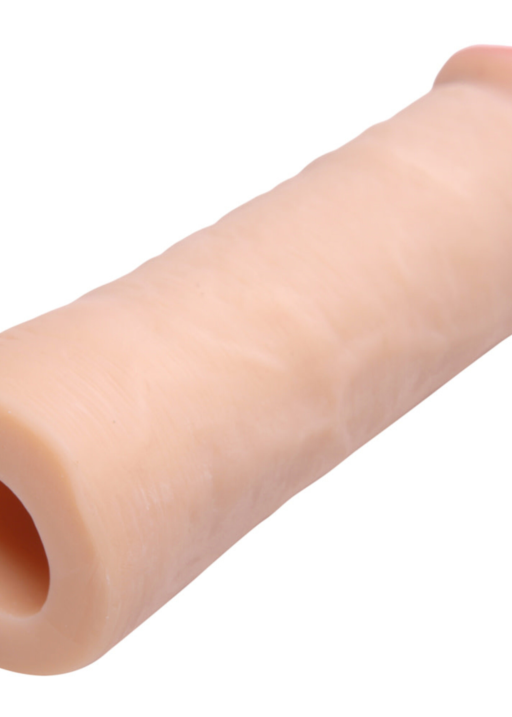 XR Brands Size Matters Size Matters Mega Enlarger Penis Enhancer Sleeve Flesh