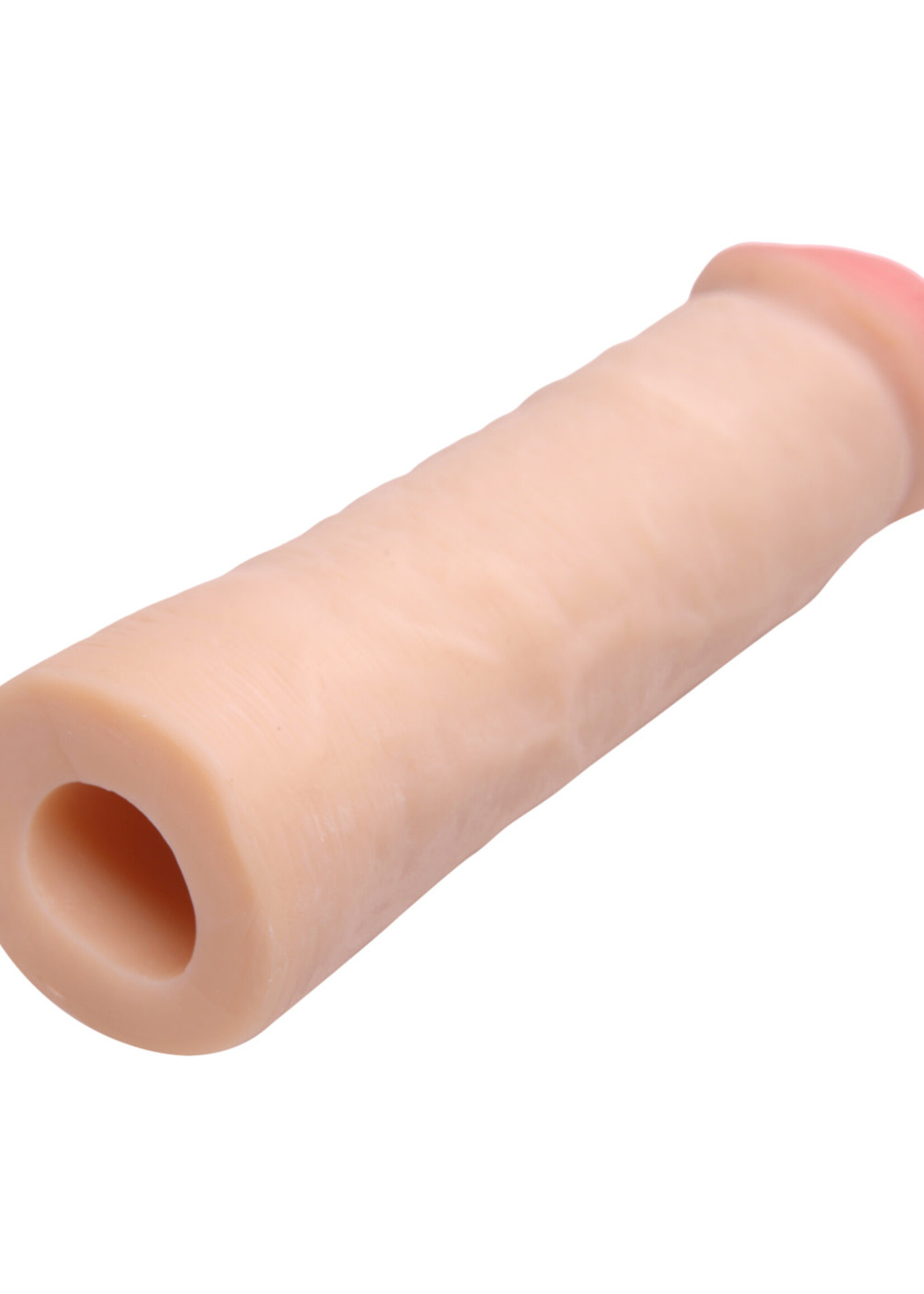 XR Brands Size Matters Size Matters Mega Enlarger Penis Enhancer Sleeve Flesh