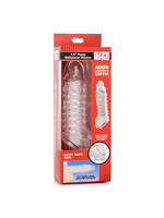 XR Brands Size Matters 1.5 Inch Penis Enhancer Sleeve - Clear