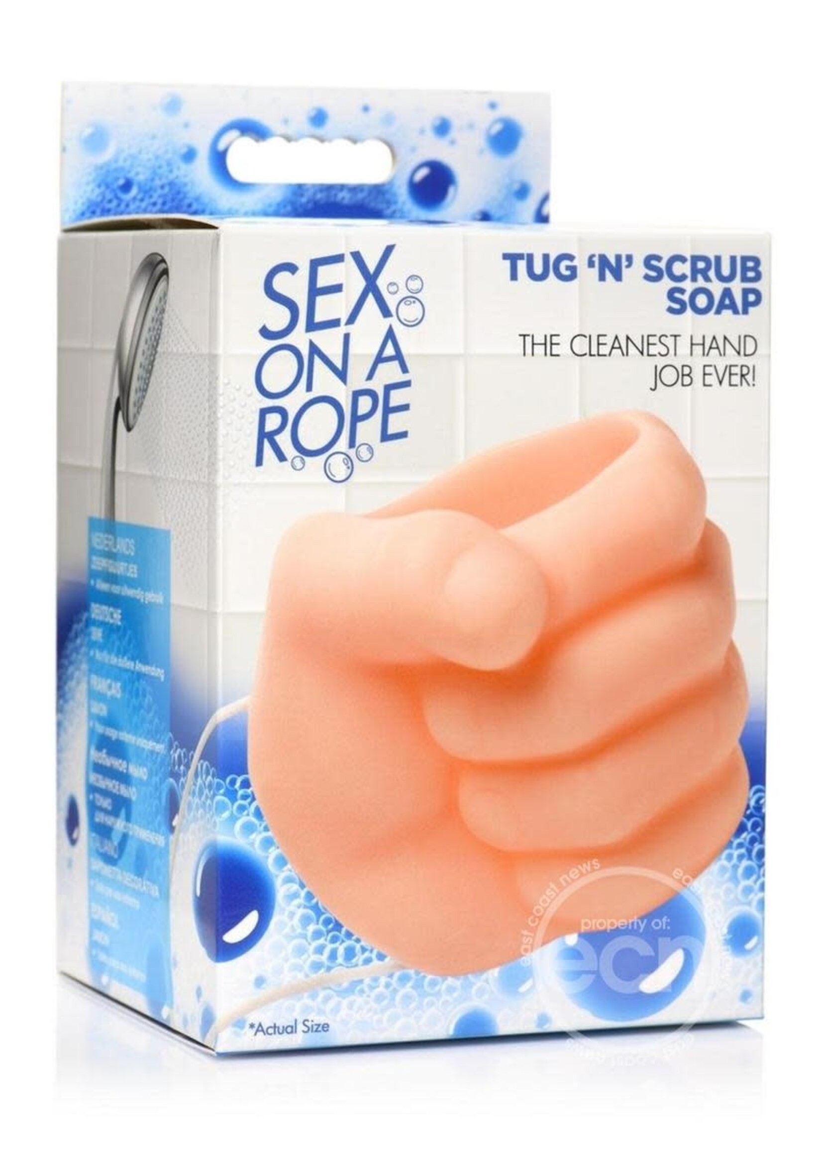 XR Brands Sex on a Rope Sex on a Rope Tug 'n' Scrub Soap