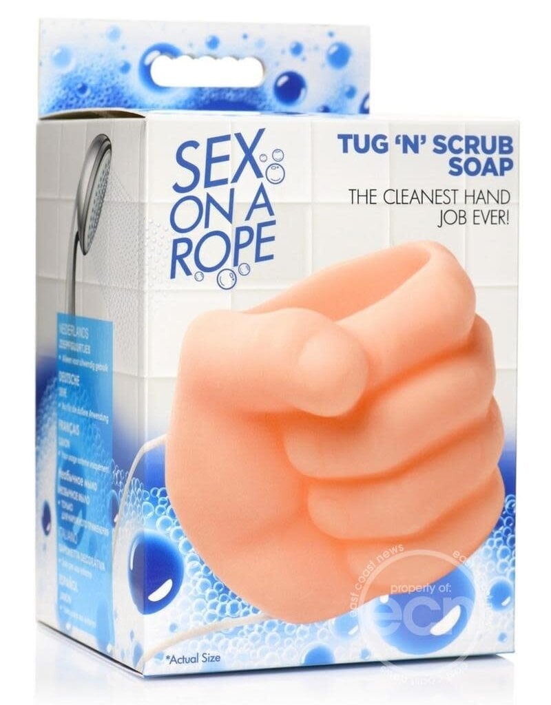 XR Brands Sex on a Rope Sex on a Rope Tug 'n' Scrub Soap